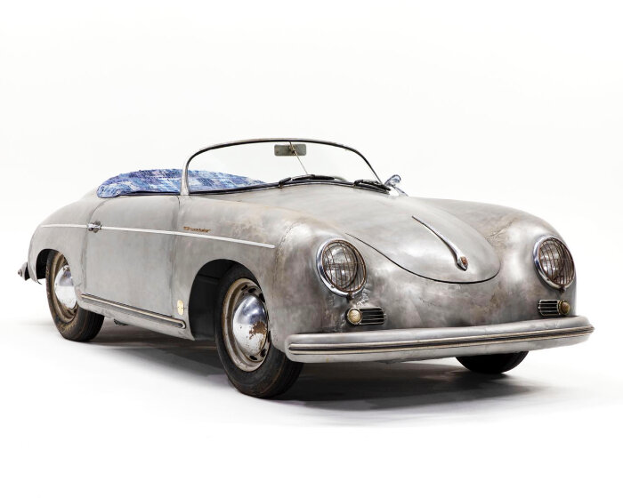 daniel arsham transforms his porsche speedster into ‘356 bonsai,’ inspired by wabi-sabi