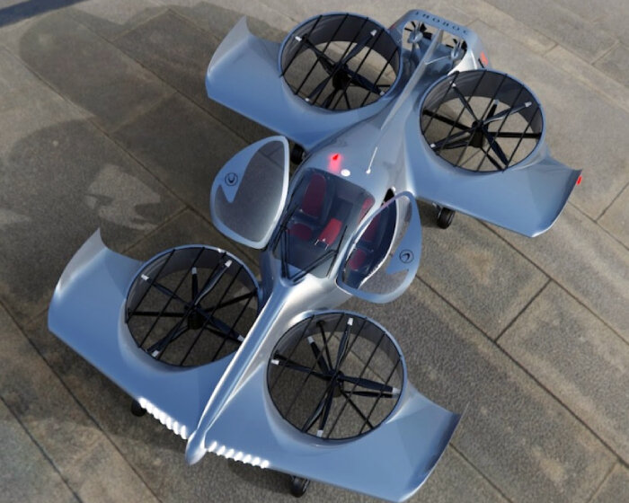 eVTOL ‘doroni H1’ soars high at 160 kmh as a family flying car that fits in a 2-car garage