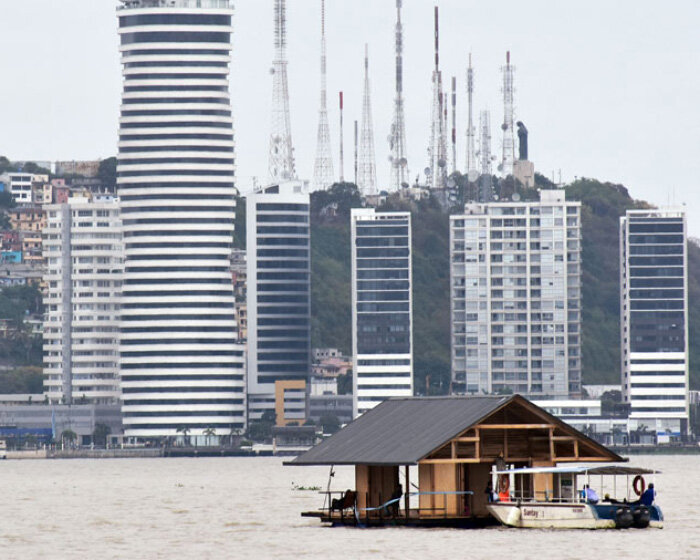 'santay observatory' enlivens ecuador's guayas river with a floating cultural space