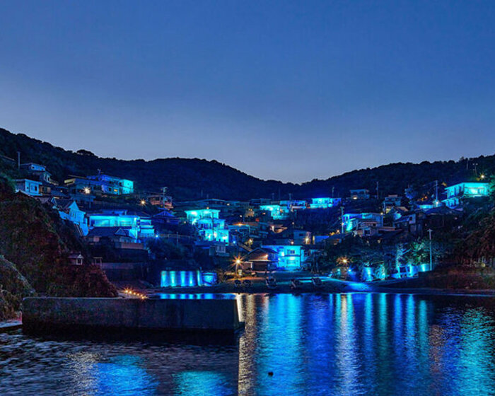 takasho digitec co. revives semi-ghost town in japan with poetic light installation