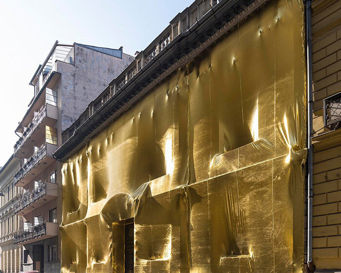 19th-century palaces wrapped in reflective gold transform budapest streetscapes