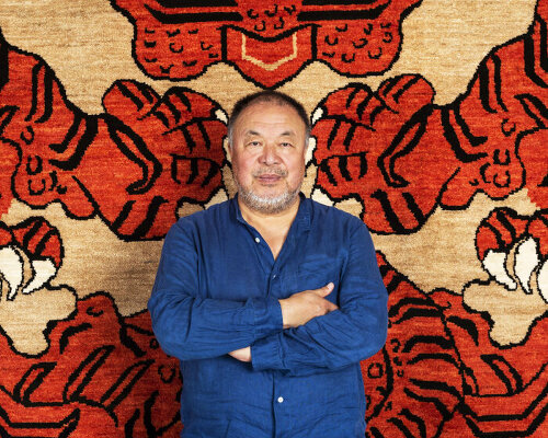 ai weiwei designs tibetan tiger rug to advocate the animal’s conservation