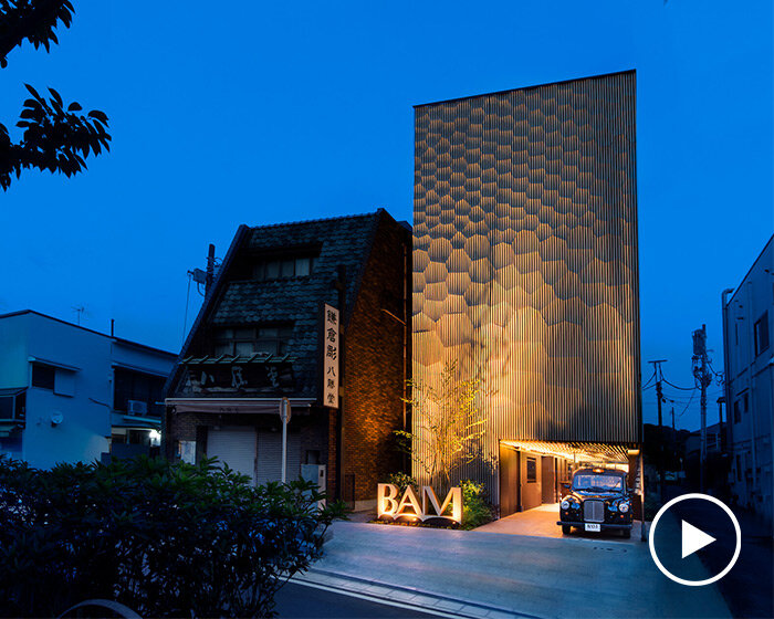 kengo kuma's undulating polygonal façade clads british antique museum in kamakura, japan