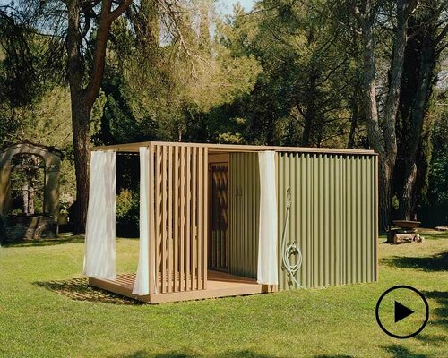 effe perfect wellness immerses the cozy sauna warmth into nature