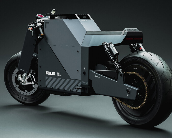 SOLID CRS-01 is a brutalist electric motorcycle oozing dystopian energy