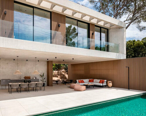 concrete 'envy house' exudes contemporary mediterranean sophistication in mallorca