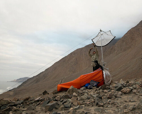 expandable fog-x backpack by pavels liepins harvests fresh water from thin air