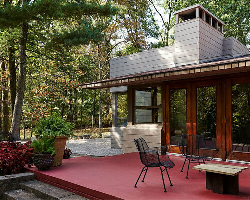 frank lloyd wright's 'socrates zaferiou' house hits the market in new york's hudson valley