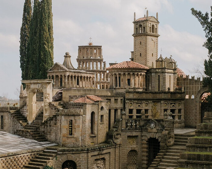 tessa chung captures the surreal & theatrical architecture of la scarzuola in umbria, italy