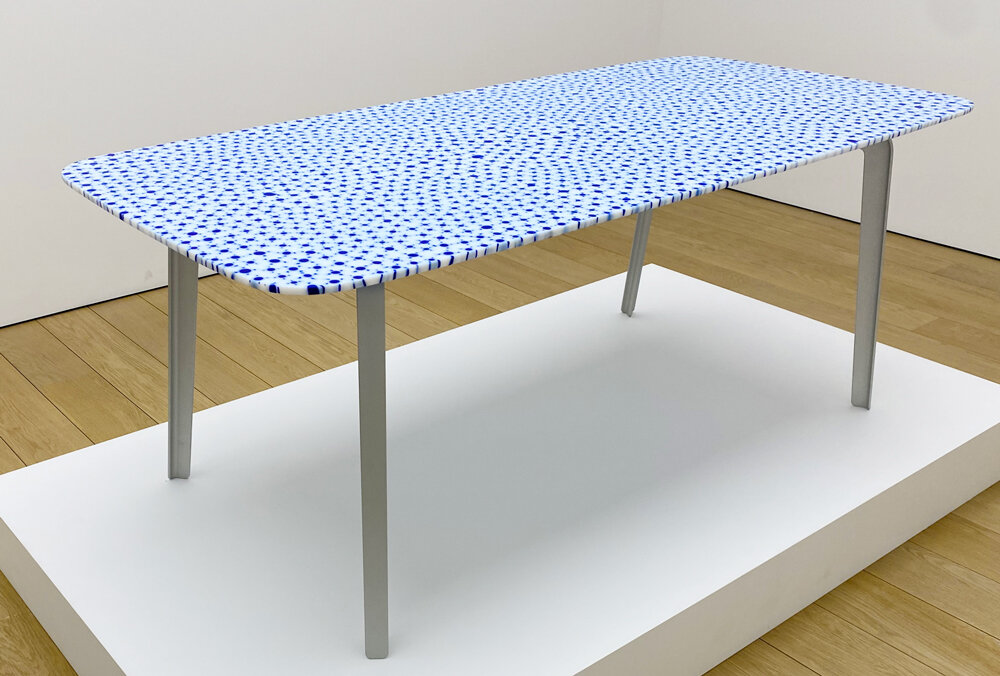Marc Newson blue designs go on show at Gagosian in Athens