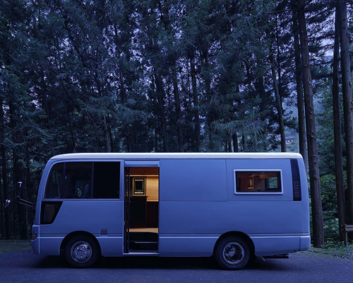 moo flat design transform a mini bus to a mobile office to work from anywhere