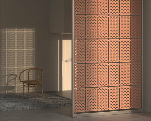 porous terracotta air conditioning system 'nave' uses water to cool spaces without electricity