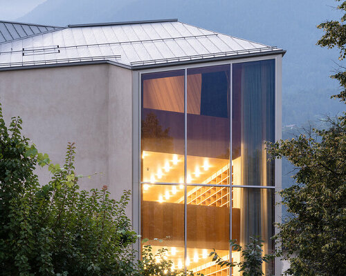 carlana mezzalira pentimalli's new brixen public library in italy pairs history with modernity