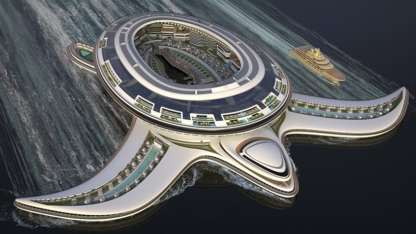 Pierpaolo Lazzarini’s Giant Pangeos Terayacht Is A Floating City