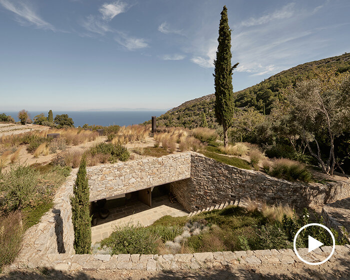 k-studio integrates 'liknon' wine museum into the terraced vineyards of greece