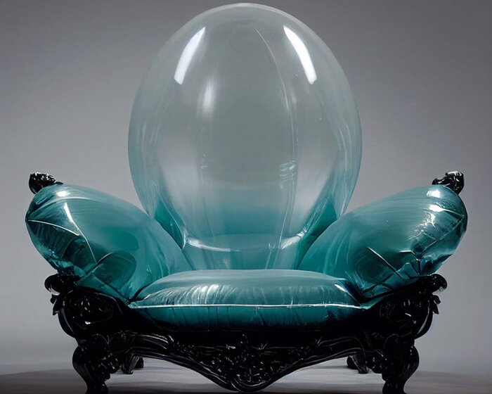 kaveh najafian's midjourney explorations envision surreal, 'impossible' lounge chairs