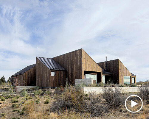 charred wood residence by mork-ulnes architects pays tribute to fire afflicted site in oregon