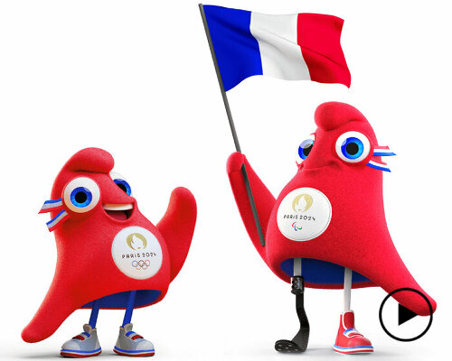 paris 2024 olympics mascots refresh historical phrygian cap to fluffy 'phryges'