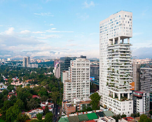 'periférico 2008' housing tower promotes sustainability in mexico's famous neighborhood