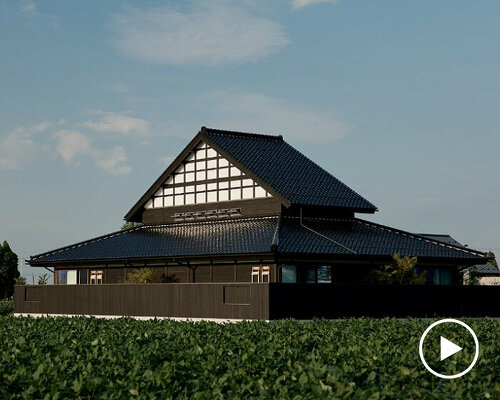 a 120-year-old japanese farmhouse is revived as a luxury art hotel infused with local culture