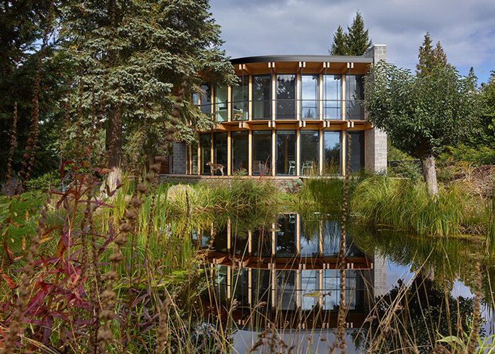 passive czech house by stempel & tesar architekti opens up to the sun