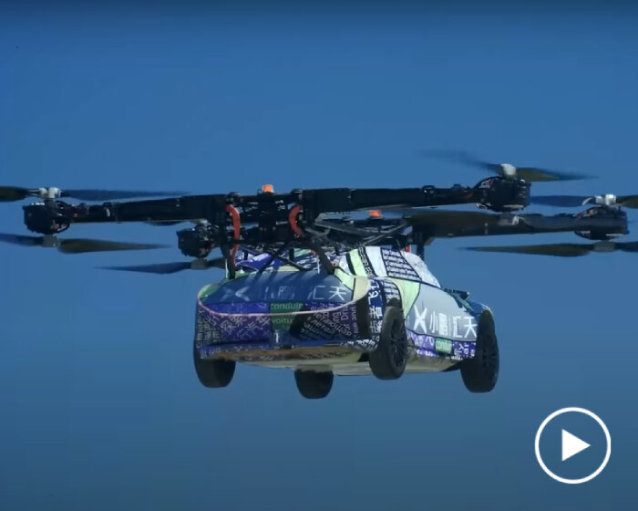 helicopter kit by XPENG turns driving car into flying vehicle