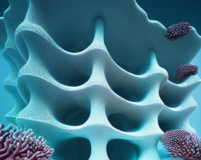 3D printed marine structures revive perishing neo coral city in yongwook seong’s AI art