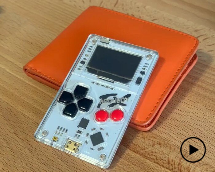 card-sized 'arduboy mini' game console fully functions with 300+ games