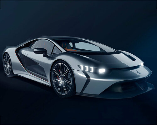 bertone unveils limited edition GB110 hypercar that runs on plastic waste