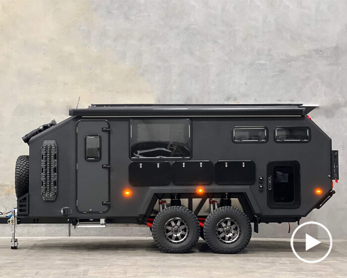 with a unique suspension system, the bruder EXP-8 effortlessly conquers any off-grid land