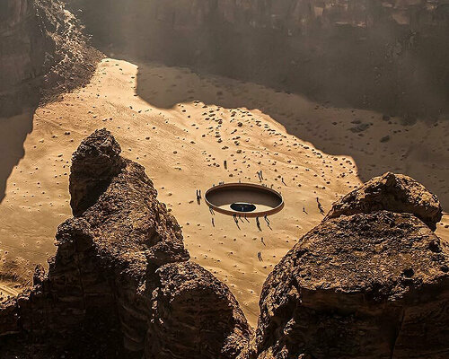 colossal installations at AlUla’s arts valley: from ahmed mater to james turrell + michael heizer