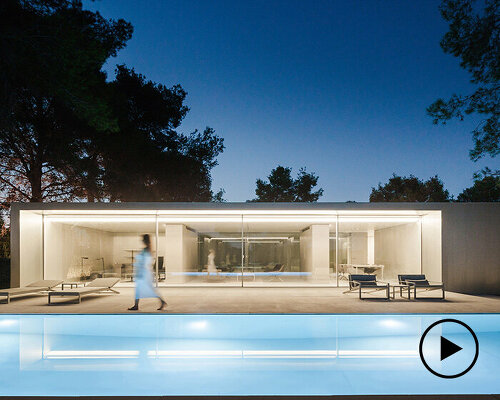 fran silvestre arquitectos' NIU N290 house is wrapped in a thin aluminum envelope