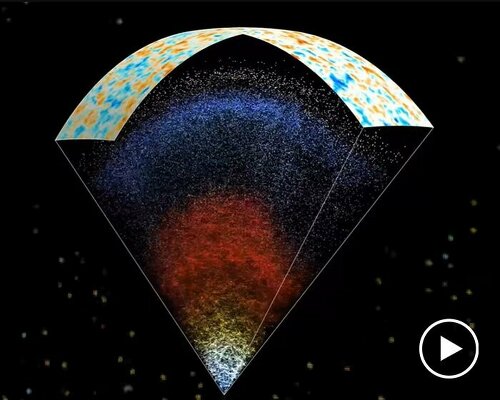 a slice of the cosmos: an interactive map that lets you scroll through the perceptible universe