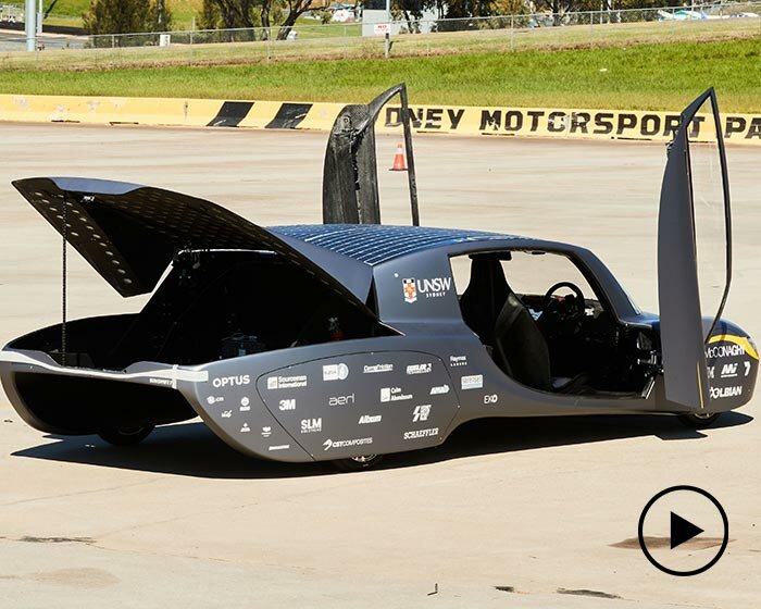 designed and built by students, sunswift 7 is the fastest solar-powered race car over 1000km