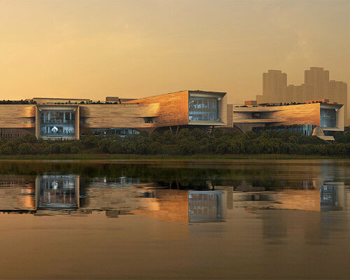 zaha hadid unveils interlocked 'floating' volumes for singapore's new science center