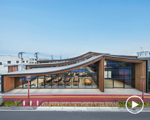 the ZOZO headquarters emerges as three draping volumes in chiba, japan