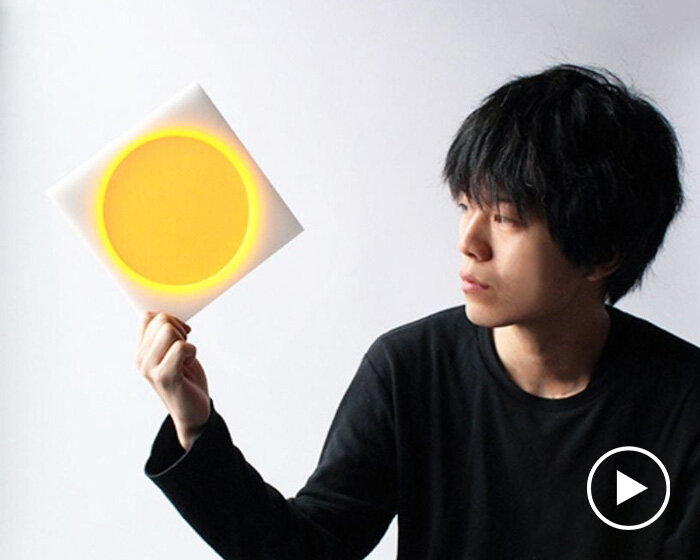 nisshoku captures light from its surroundings to exude an eclipse-like glow