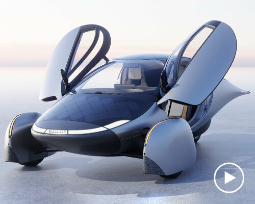 three-wheeled spaceship solar car 'aptera launch' drives for months without charging