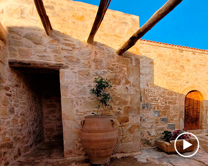 old stone house in greece gets renovated reusing most of its original materiality