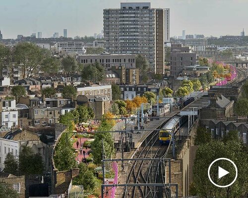 elevated urban park initiative gets planning approval to revive london's neglected railway