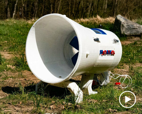 megaphone tidal turbine for rivers can produce energy with electric-fan propeller