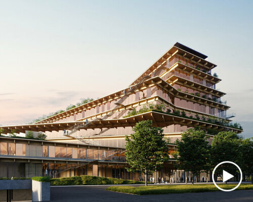 kengo kuma shifts milan’s urban design with layers of wood, open spaces, and natural light