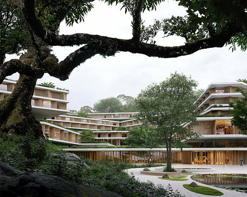 mecanoo unveils nature-infused proposal for guangming scientist valley campus in china