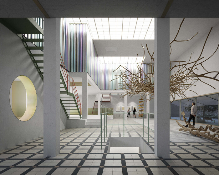 CHYBIK + KRISTOF envisions former pearl factory as a new art hub in the czech republic