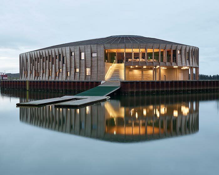 'the lantern' maritime center by WERK arkitekter & snøhetta lights up the danish west coast