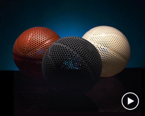 wilson releases 3D printed airless basketball with hexagonal holes