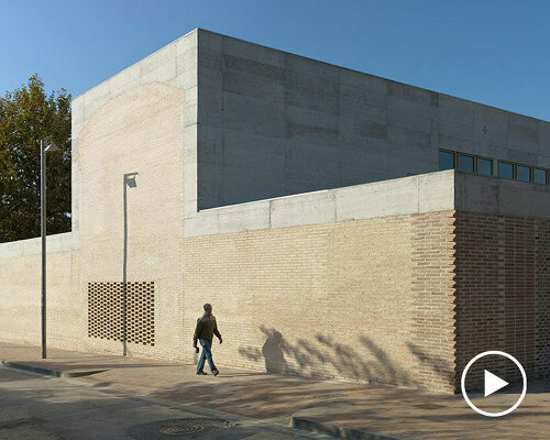 chapel-like brick structure encloses BAAS arquitectura's health center in barcelona