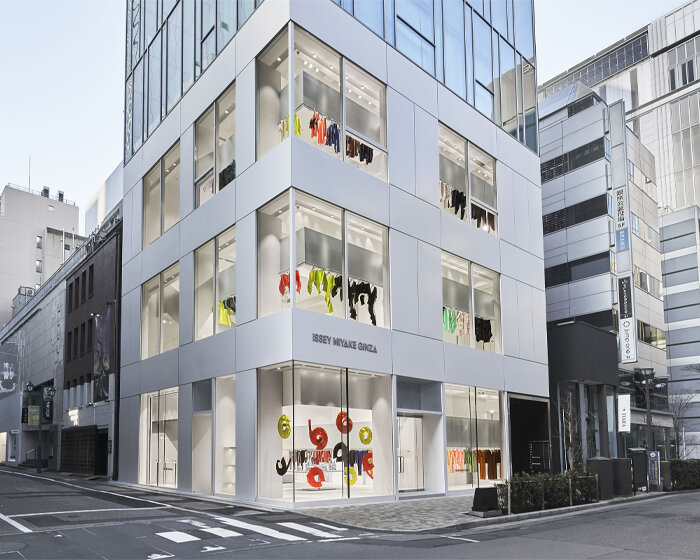 tokujin yoshioka injects futuristic accents into new issey miyake store in tokyo