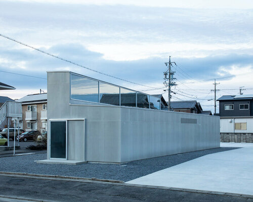 niimori jamison fuses public gallery with hair salon in iga, japan