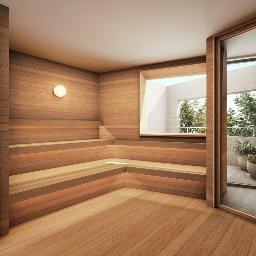 spacious unique rooms sprout from not a hotel’s verdant facade in japan